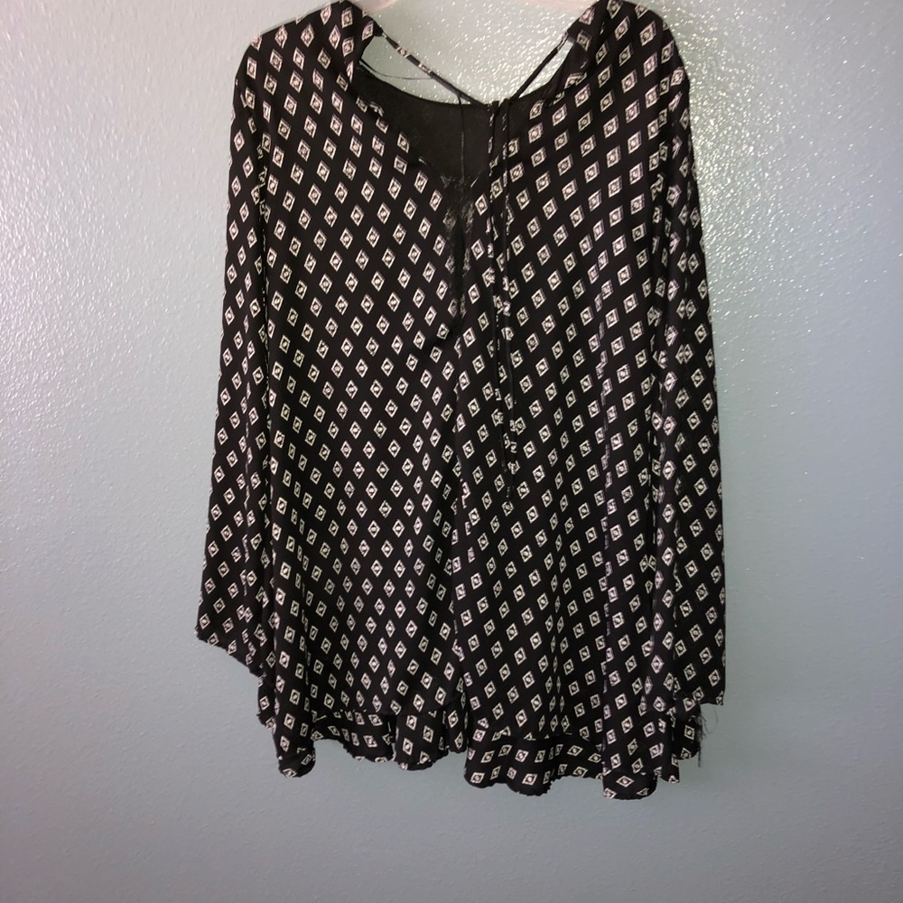 Black and white diamond shaped dress